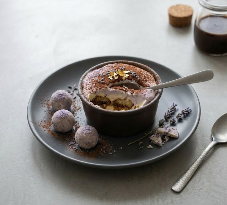 Tiramisu mit Lavendelcreme